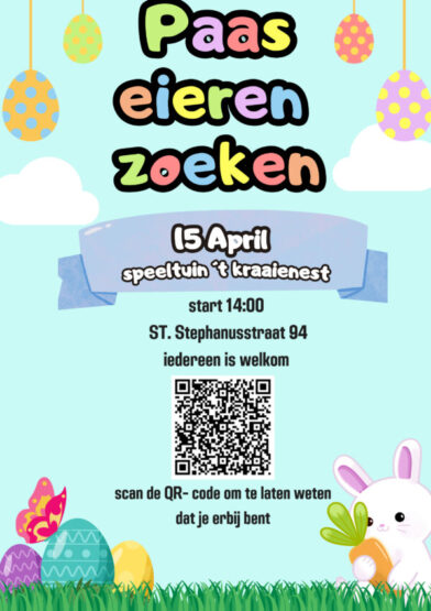 Paaseieren zoeken in het Kraaienest